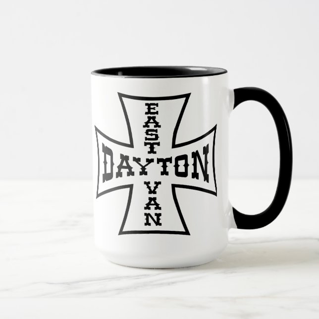 Tasse East Van Iron Cross de sonnerie de Dayton (Droite)