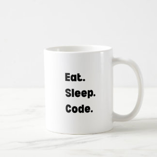 Tasse Eat Sleep Code – Cadeau Motivationnel pour D