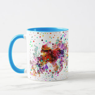 Tasse Éclaboussure de Couleur Sauvage