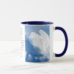 Tasse Écriture Inspirante Angel Dans Les Nuages, Romains