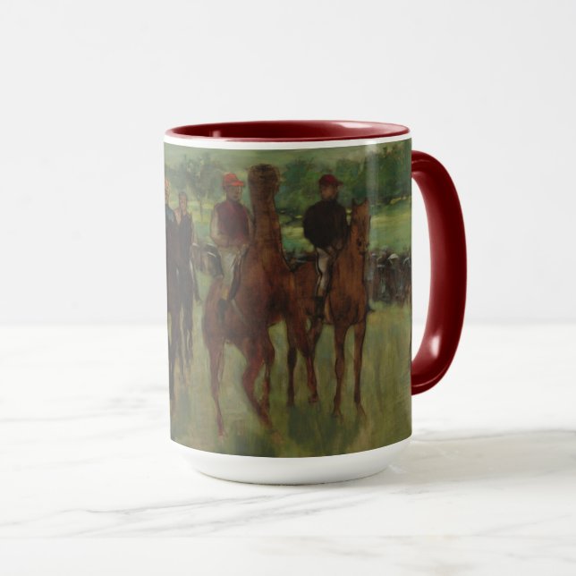 Tasse Edgar Degas | les cavaliers (Devant droit)