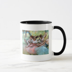 Tasse Edgar Degas   quatre ballerines sur l'étape