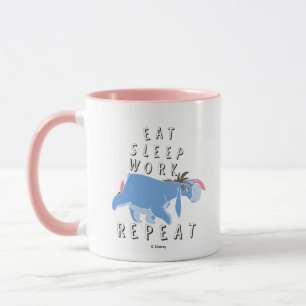 Tasse Eeyore   Répéter le travail du sommeil