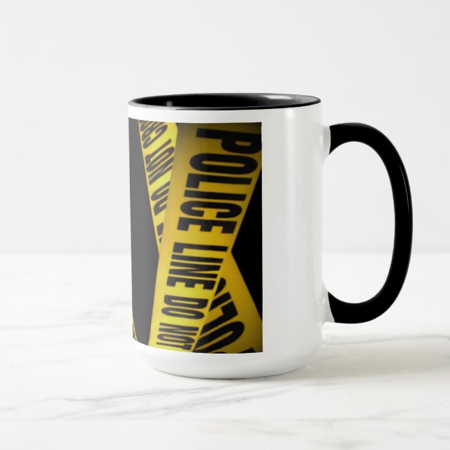 Tasse Effiloche « POLICE LINE JO NOT CROSS (Droite)