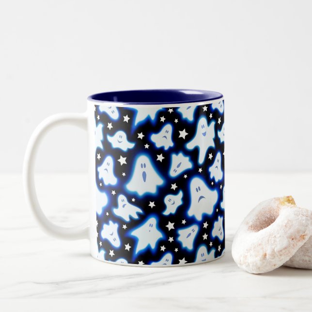 Tasse éffrayante Ghost (Avec donut)