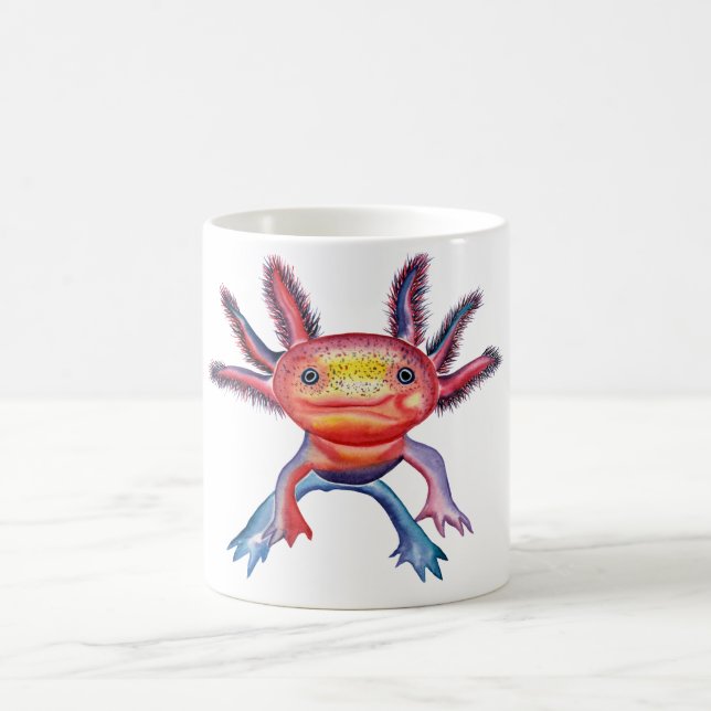 Tasse effrontée de conception d'Axolotl (Centre)
