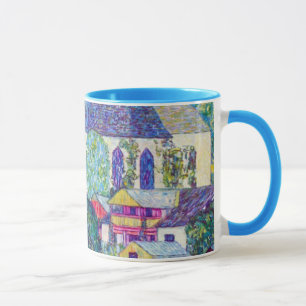 Tasse Église Saint-Wolfgang par Gustav Klimt, art victor