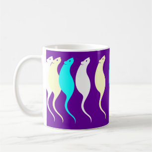 Tasse élégante de rats