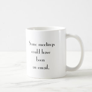 Tasse élégante d'humour de bureau de bureau de