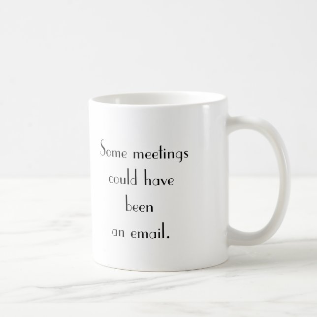 Tasse élégante d'humour de bureau de bureau de (Droite)