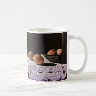 Tasse élégante d'oeufs