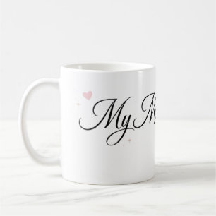 Tasse élégante « Ma maman est la meilleure » écrit