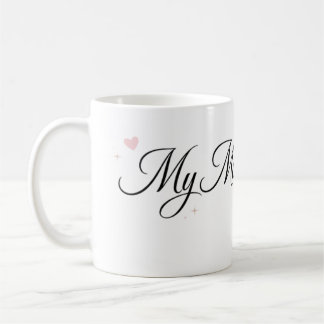 Tasse élégante « Ma maman est la meilleure » écrit