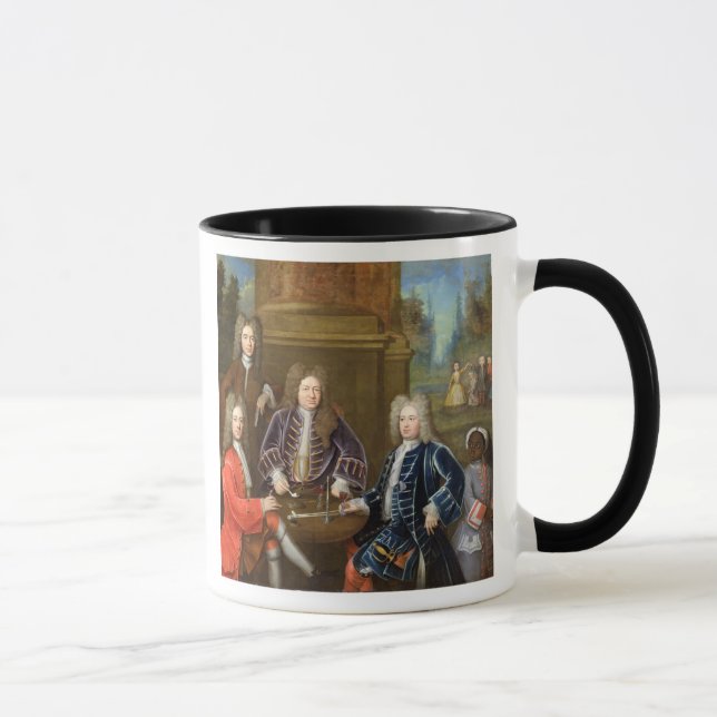 Tasse Elihu Yale (1648-1721) le deuxième duc de Devonshi (Droite)
