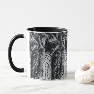 Tasse Ellie Elephant Asiatique Faune Jungle Animal Art
