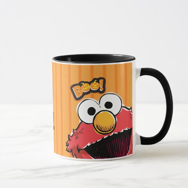 Tasse Elmo - Boo ! | Ajouter Votre Nom (Droite)