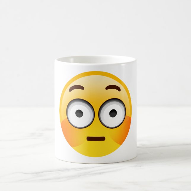 Tasse Embarrassed d'Emoji (Centre)