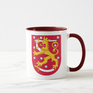 Tasse emblème de la finlande