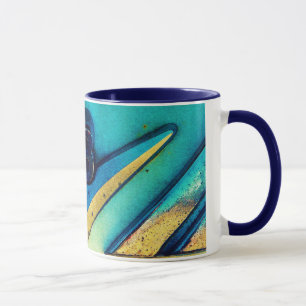 Tasse Emblème graveleux de moteur de V8