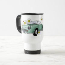 Tasse Emerald Green Figaro - gobelet de voyage