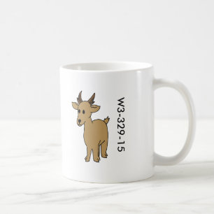 Tasse en bois d'antilope d'insigne