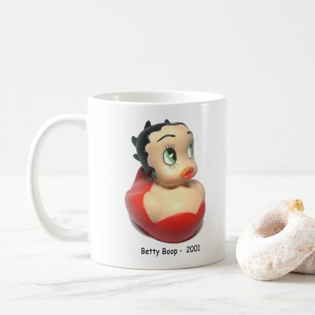 Tasse en caoutchouc de Betty Boop de canard (Avec donut)
