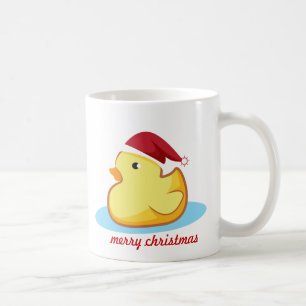 Tasse en caoutchouc de canard de jaune de Joyeux
