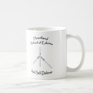 Tasse en céramique avec 2 logos d'école