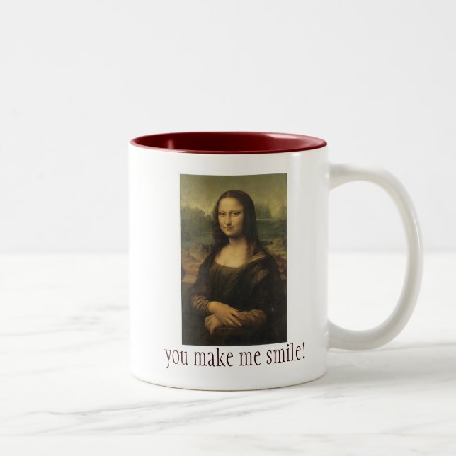 Tasse en céramique avec Mona Lisa (Droit)
