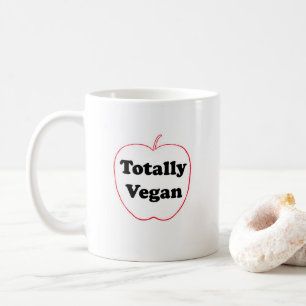Tasse en céramique avec motif "Totalement Vegan"