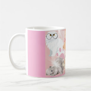 Tasse en céramique Chats roses mignons   Chat duve