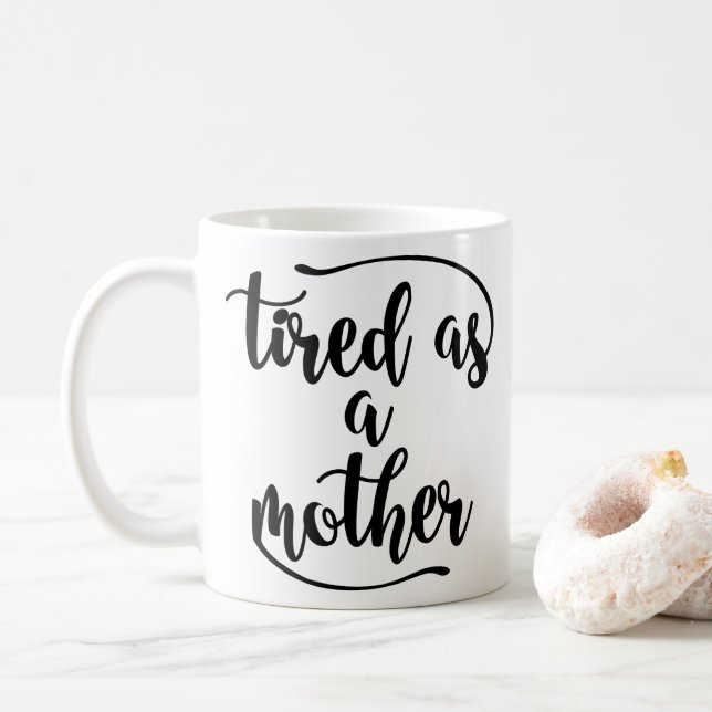 Tasse en céramique classique fatiguée en tant que (Avec donut)