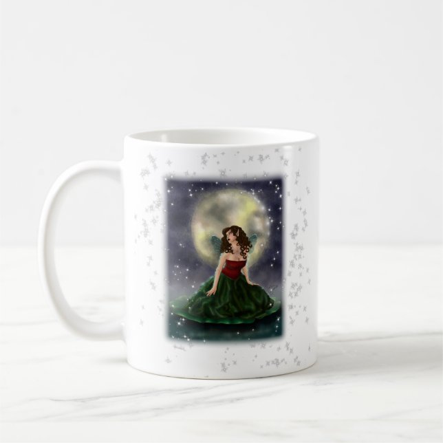 Tasse en céramique de Fae de protection de lis (Gauche)