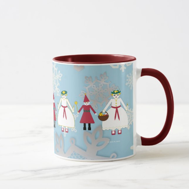 Tasse en céramique de jour de Martzkin St Lucia (Droite)