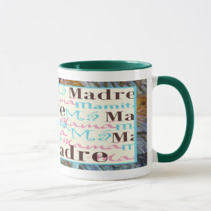 Tasse en céramique de maman/turquoise de Mamacita