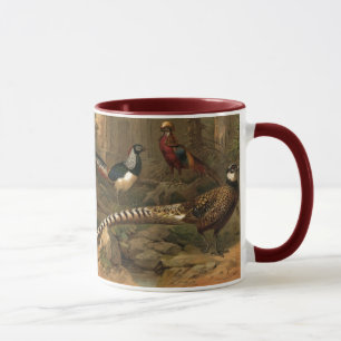 Tasse en céramique de sonnerie de faisans
