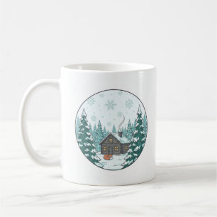 Tasse en céramique Forêt d'hiver (330ml)