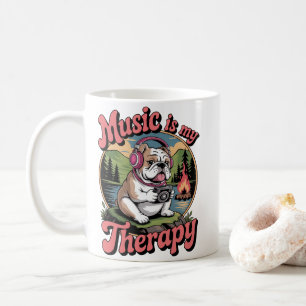 Tasse en céramique « La musique est ma thérapie »