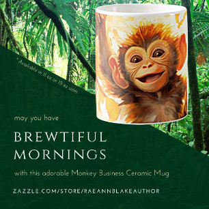 Tasse en céramique Monkey Business