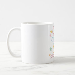 Tasse en céramique pastel - Bonnes Vibes Uniquemen