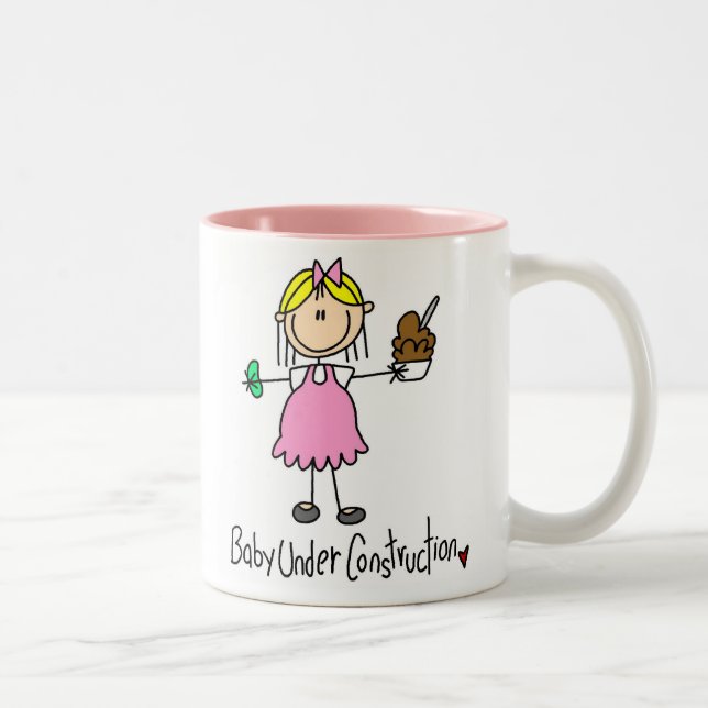 Tasse en construction de bébé (Droit)