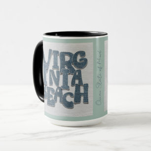 Tasse en denim côtier de Virginia Beach