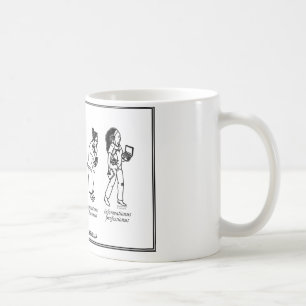 Tasse en évolution de bibliothécaire