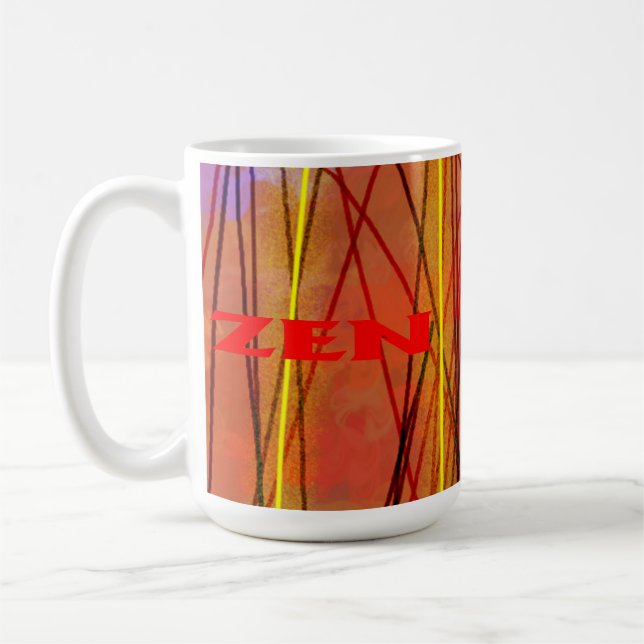 Tasse en fil rouge zen (Gauche)