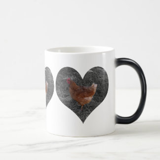 Tasse en forme de coeur de poulet