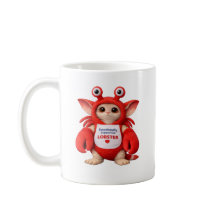 Tasse en forme de homard émotionnellement solidair