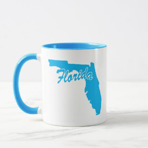 Tasse en forme de l'État de Floride