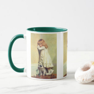 Tasse En honte de Charles Burton Barber, l'art Vintage
