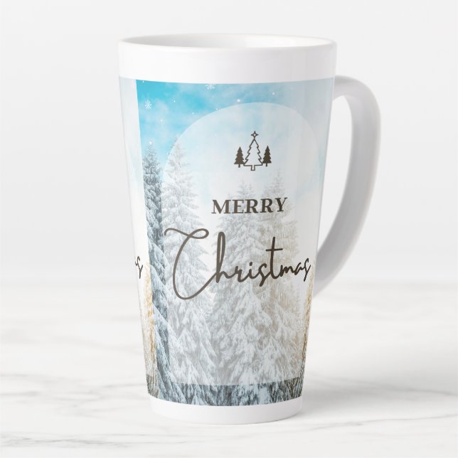tasse en latte de style chrismast (Angle droit)