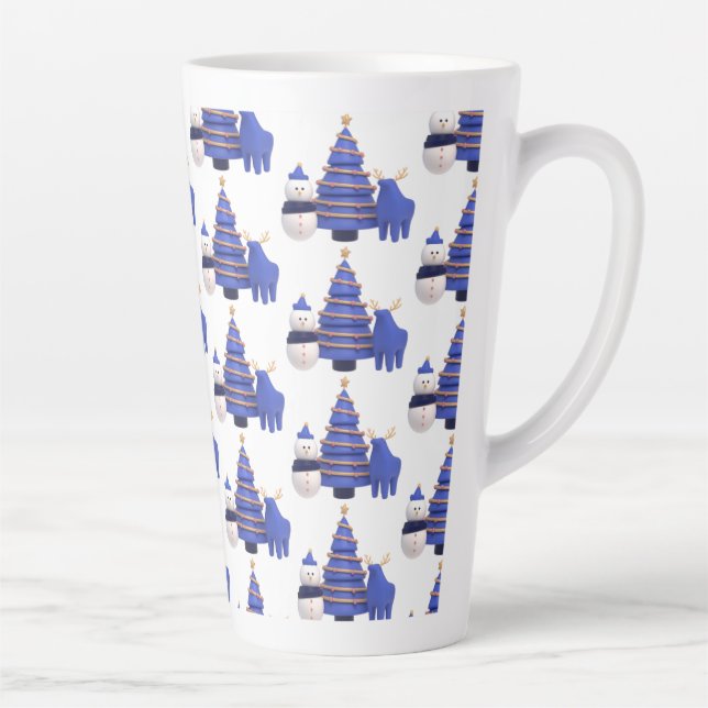 tasse en latte de style chrismast (Droite)